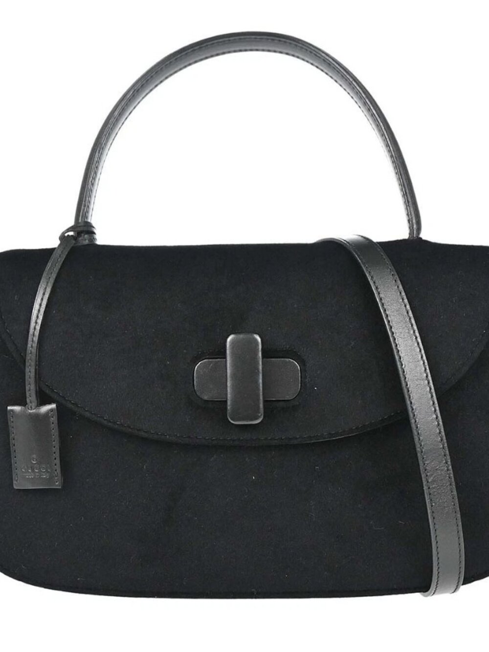 Gucci Black Felt 2way